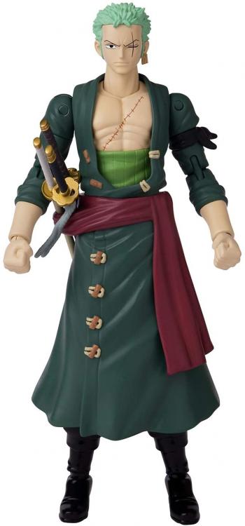BANDAI | ONE PIECE ANIME HEROES 17cm (RORONOA ZORO) - ACTION FIGURE MANGA RUBBER
