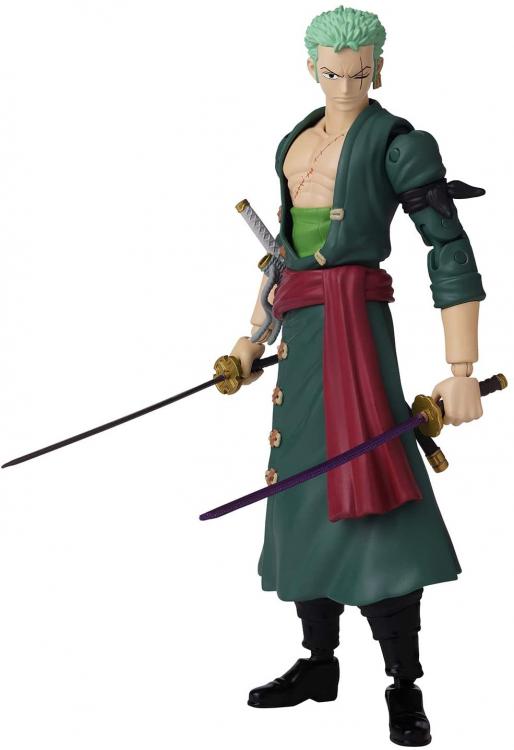 BANDAI | ONE PIECE ANIME HEROES 17cm (RORONOA ZORO) - ACTION FIGURE MANGA RUBBER