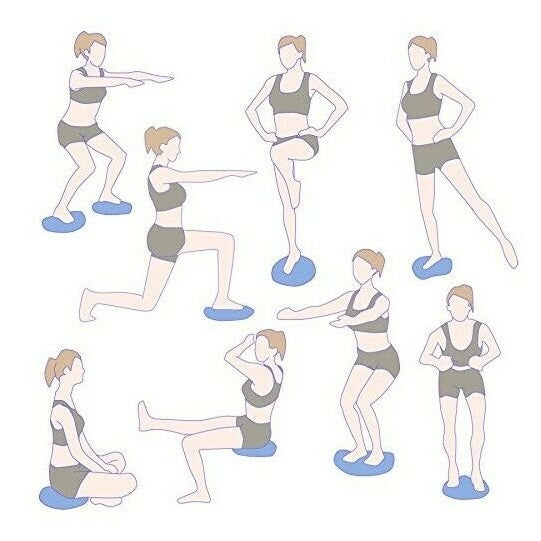 CUSCINO EQUILIBRIO GONFIABILE BALANCE PROPRIOCETTIVO DISCO YOGA PILATES | GRIGIO