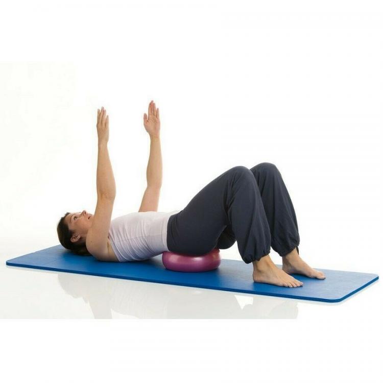 CUSCINO EQUILIBRIO GONFIABILE BALANCE PROPRIOCETTIVO DISCO YOGA PILATES | NERO