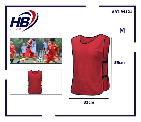 CASACCA SPORTIVA CALCIO PETTORINA CALCETTO FRATINO ALLENAMENTO SPORT ROSSA TG.M
