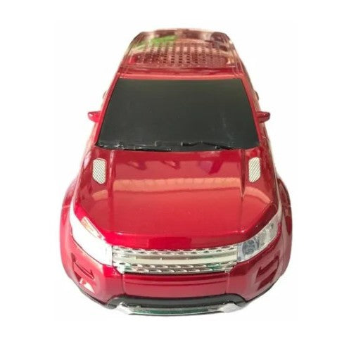 AKAI RANGE ROVER EVOQUE SPEAKER BLUETOOTH AUX USB CASSA STOP LED PORTATILE ROSSO