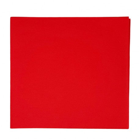 25pz TOVAGLIA IN TESSUTO TNT TOVAGLIE FESTE RISTORANTI PUB BAR 100X100cm ROSSO