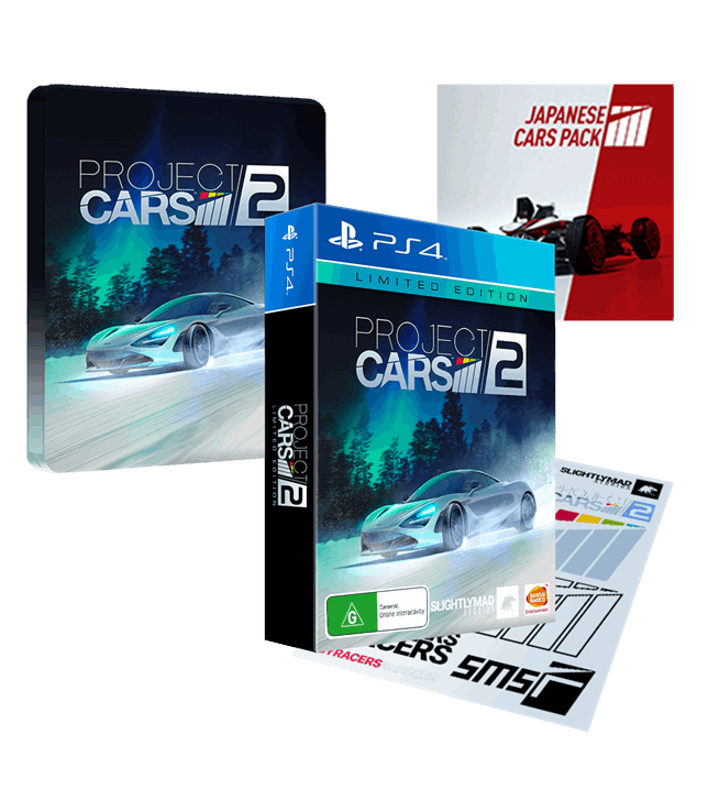 Project Cars 2 Limited Edition Steelbook Ps4 Gioco Italiano Playstation 4 Nuovo