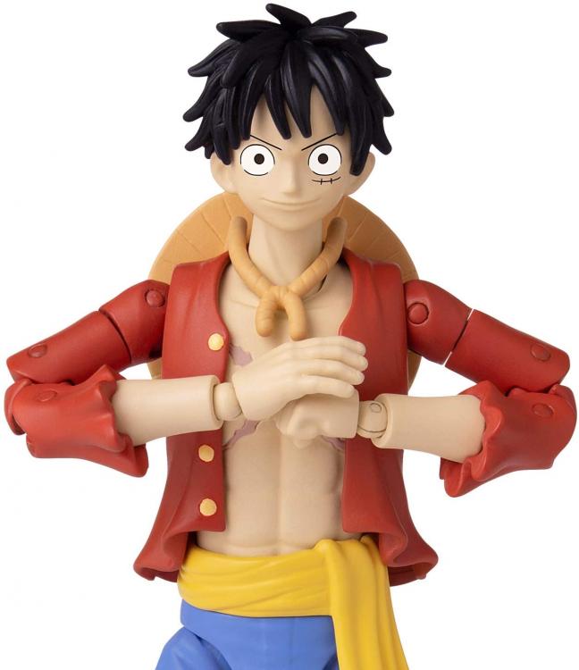 BANDAI | ONE PIECE ANIME HEROES 17cm (MONKEY D. LUFFY) RUFY ACTION FIGURE RUBBER