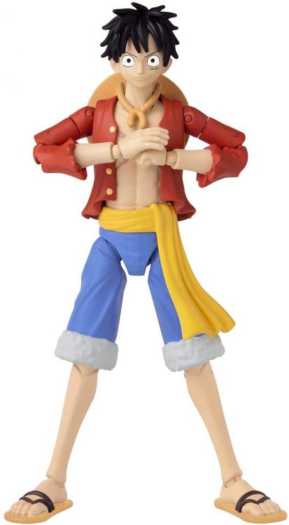 BANDAI | ONE PIECE ANIME HEROES 17cm (MONKEY D. LUFFY) RUFY ACTION FIGURE RUBBER