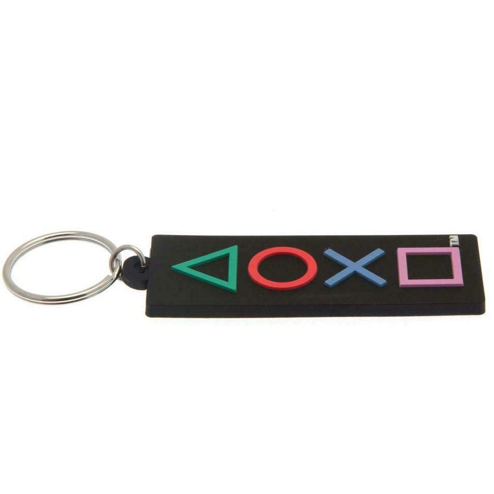 Pyramid Portachiavi Playstation (Forme) - Keychain In Gomma