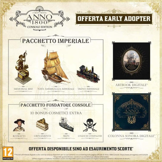 Anno 1800 Console Edition Ps5 Videogioco Playstation 5 Gioco Italiano Pal Ita