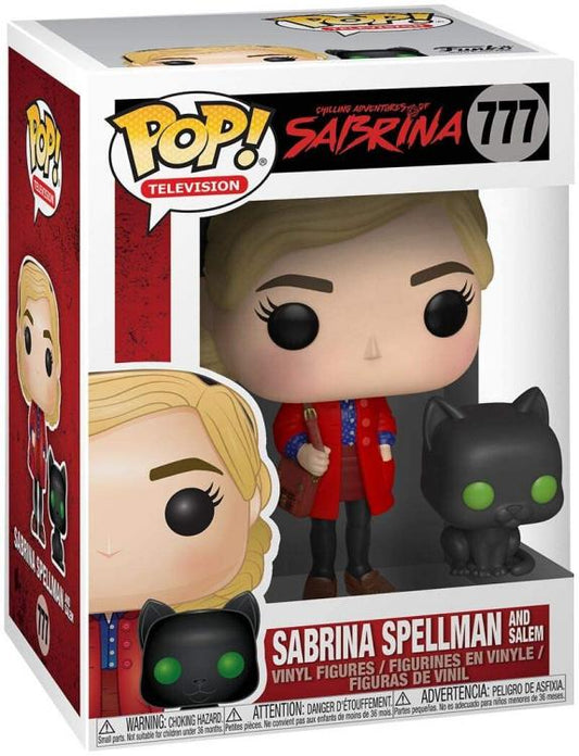 Funko Pop ! Television Adventures Of Sabrina - Sabrina Spellman With Salem (777)