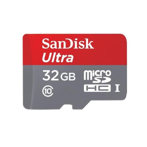 Sandisk Micro Sd 32Gb Classe A1 98Mb/S + Adattatore Sd Ultra Scheda Memoria