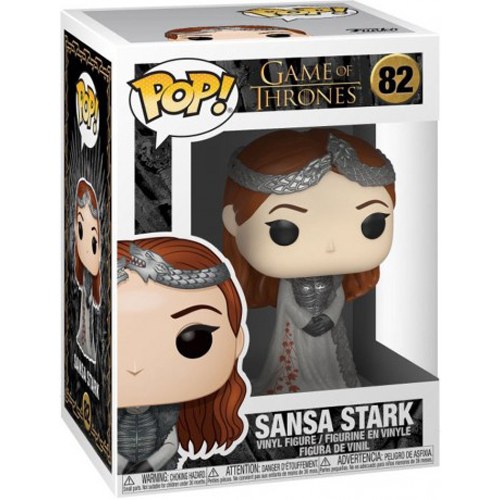 Funko Pop ! Game Of Thrones - Sansa Stark (82) Trono Di Spade Figure 9Cm G.O.T.