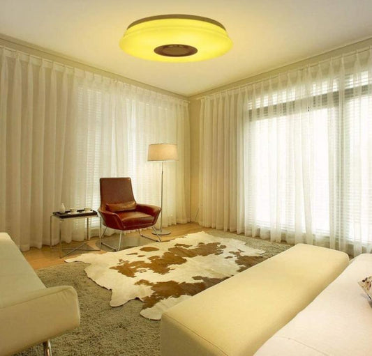 Plafoniera Led 62W Rgb-Bianco Dimmerabile Cassa Bluetooh Cielo Stellato| C09-Rgb