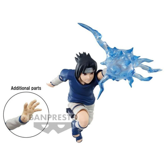 BANPRESTO EFFECTREME NARUTO SHIPPUDEN - SASUKE UCHIHA FIGURE STATUA 12cm PVC