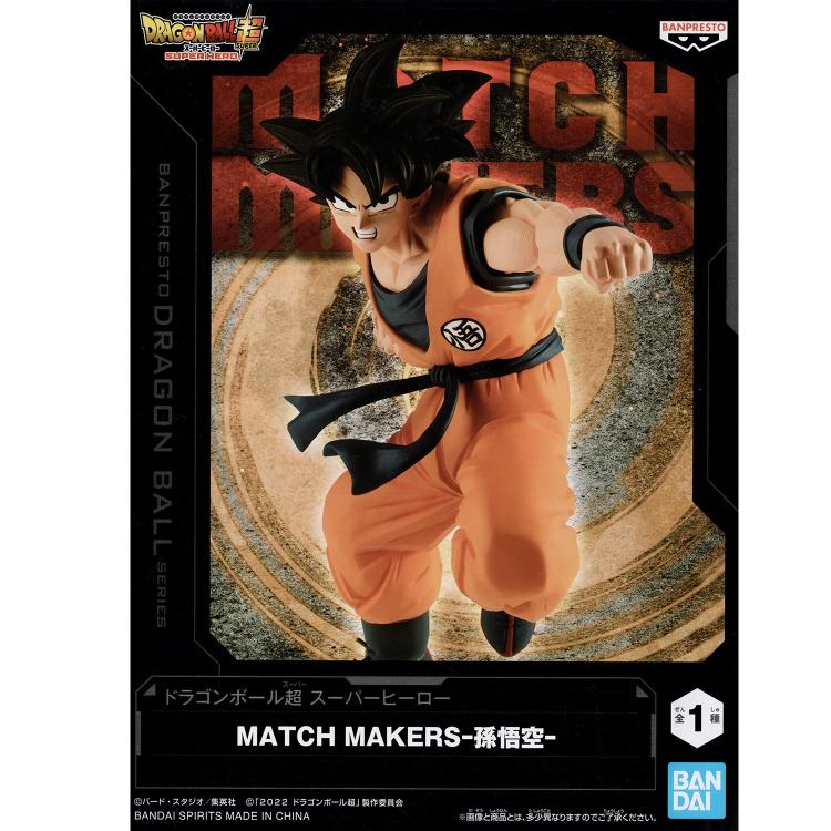 BANPRESTO DRAGON BALL SUPER HERO MATCH MAKERS (SON GOKU) FIGURE BANDAI STATUETTA