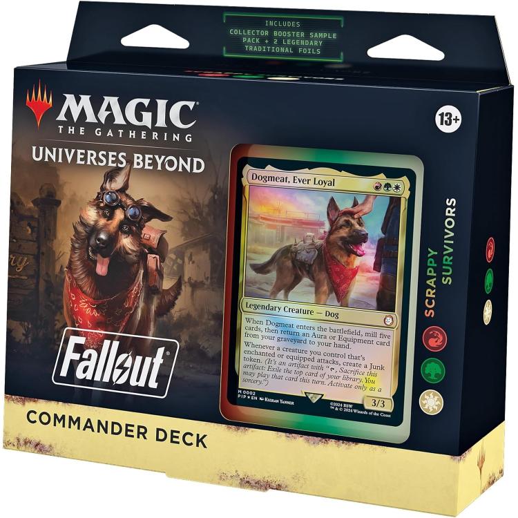 Magic The Gathering: Un. Beyond "Fallout" Commander Deck (Scrappy Survivors) Eng