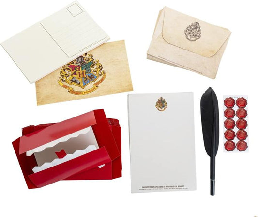 Paladone Harry Potter Set Regalo Di Cancelleria Lettere Con Penna E Accessori
