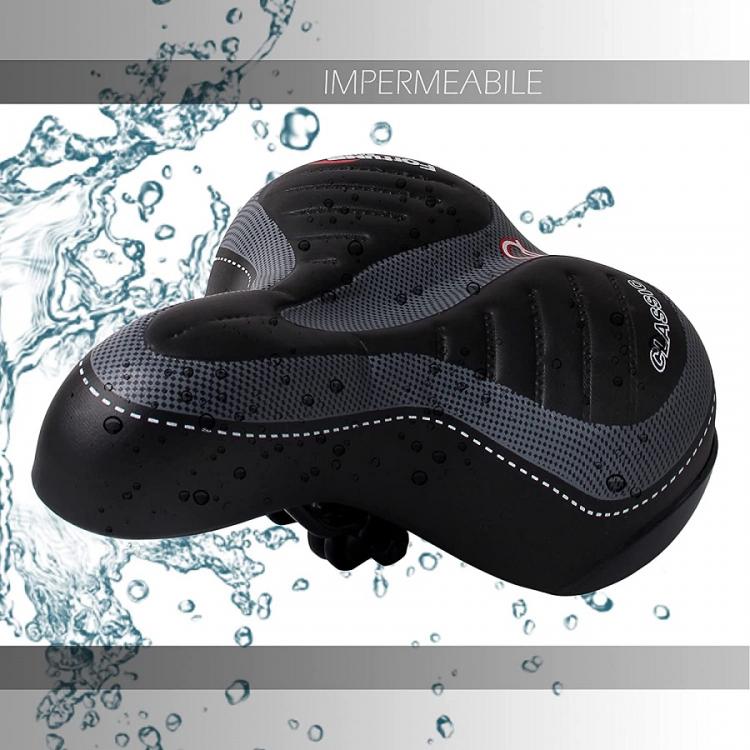 Sella Per Bici Ergonomica Comoda Ammortizatori Sellino Universale Mtb Bicicletta