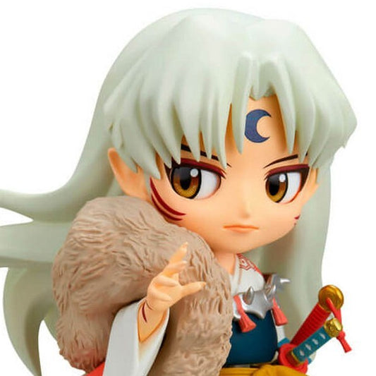 BANPRESTO Q POSKET SESSHOMARU (B) FRATELLO INUYASHA PVC FIGURE DA COLLEZIONE
