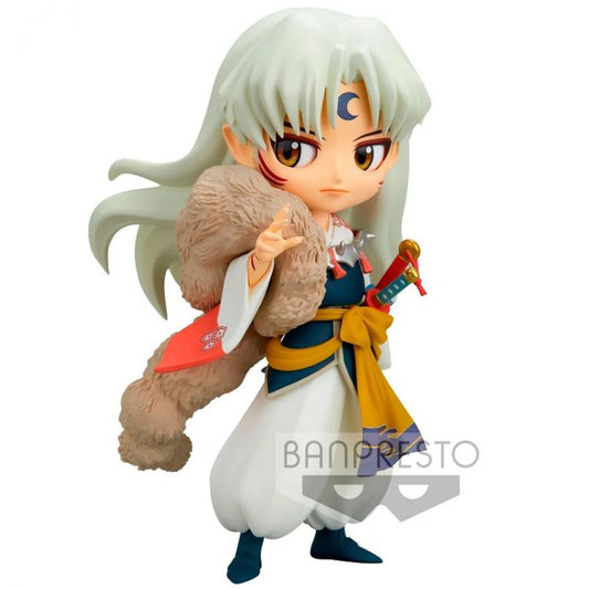 BANPRESTO Q POSKET SESSHOMARU (B) FRATELLO INUYASHA PVC FIGURE DA COLLEZIONE