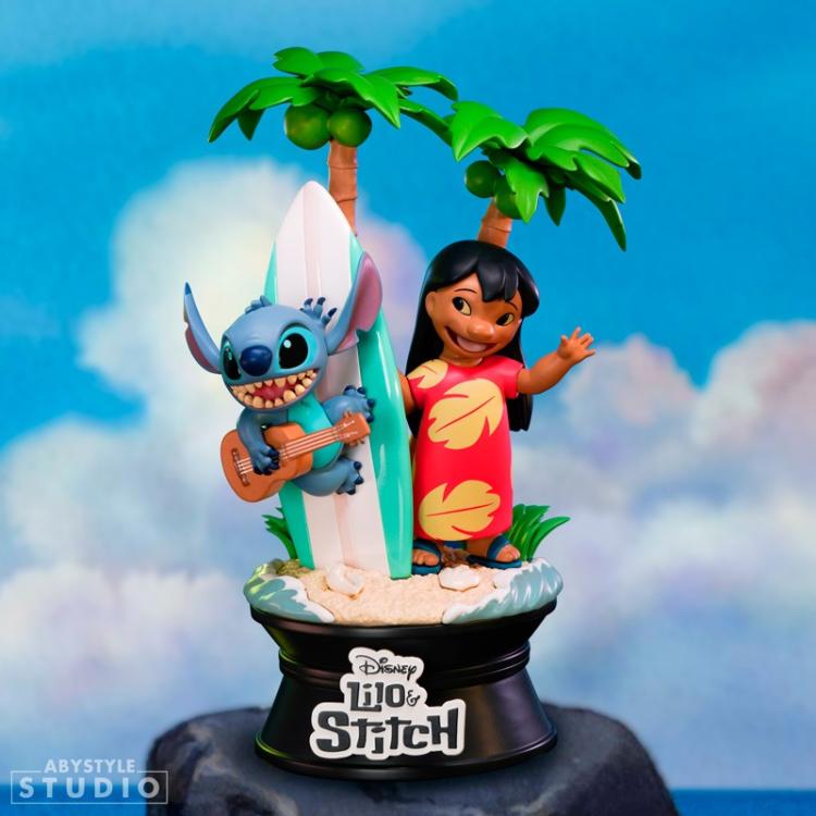 ABYSTYLE - SG FIGURE: DISNEY LILO E STITCH 61 - LILO E STITCH SURFBOARD SURF