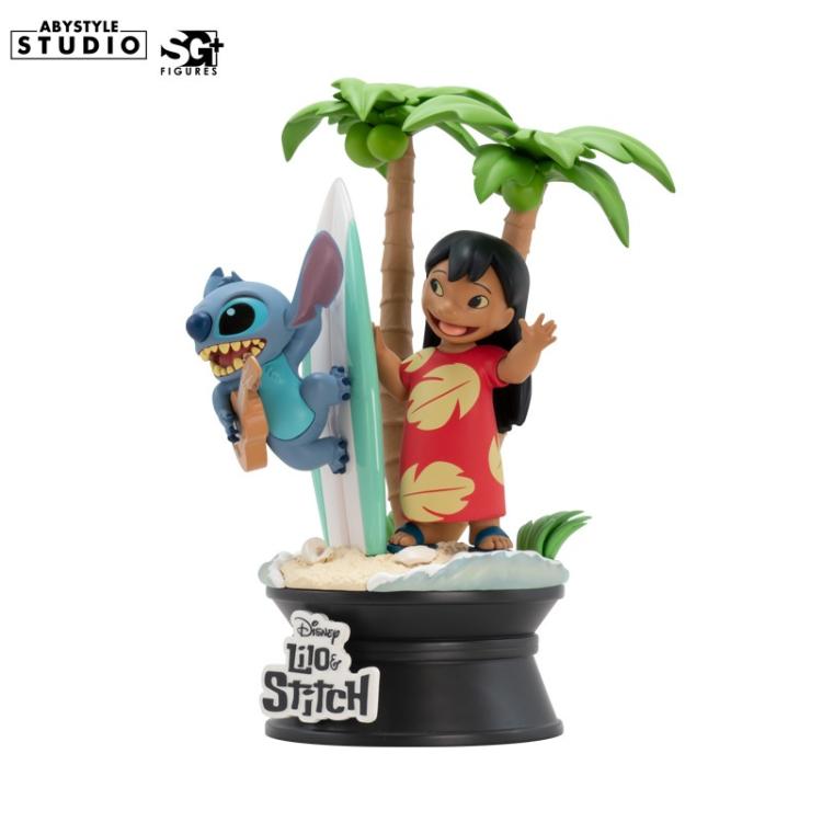 ABYSTYLE - SG FIGURE: DISNEY LILO E STITCH 61 - LILO E STITCH SURFBOARD SURF