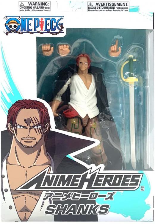 BANDAI | ONE PIECE ANIME HEROES 17cm (SHANKS) - ACTION FIGURE ANIME MANGA RUBBER