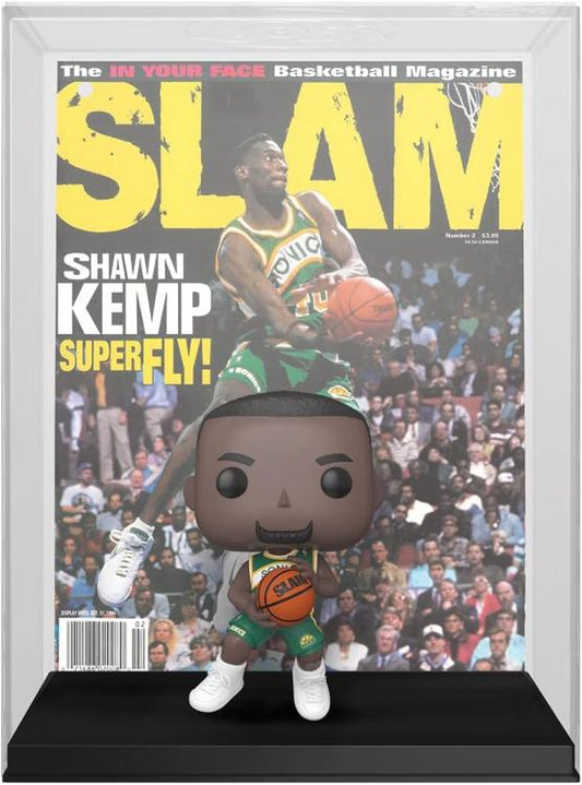 Funko Pop ! Basketball - Magazine Cover : Slam Nba - (07) Shawn Kemp Vinyl 9Cm