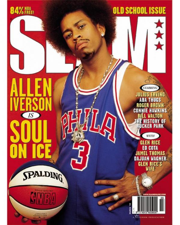 Funko Pop Nba Slam Magazine Covers - Allen Iverson (01) Soul On Ice Figure Vinyl