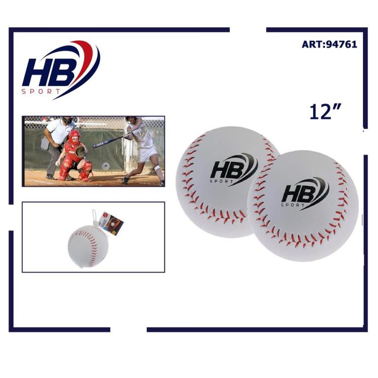 Palla Da Softball Kit Da 2 - 12" Pollici Per Allenamento Con La Mazza Guanto