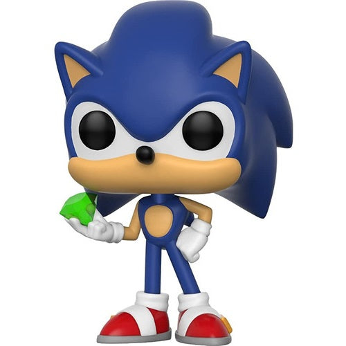 Funko Pop ! Games Sonic The Hedgehog - (284) Sonic With Emerald Vinyl Figure