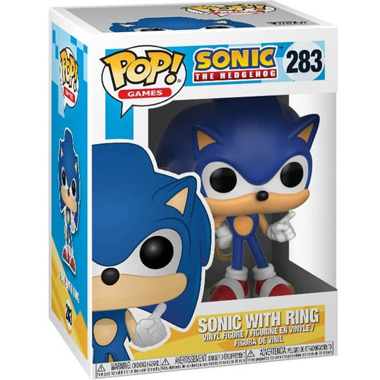 Funko Pop ! Games Sonic The Hedgehog - (283) Sonic With Ring Figure 9cm