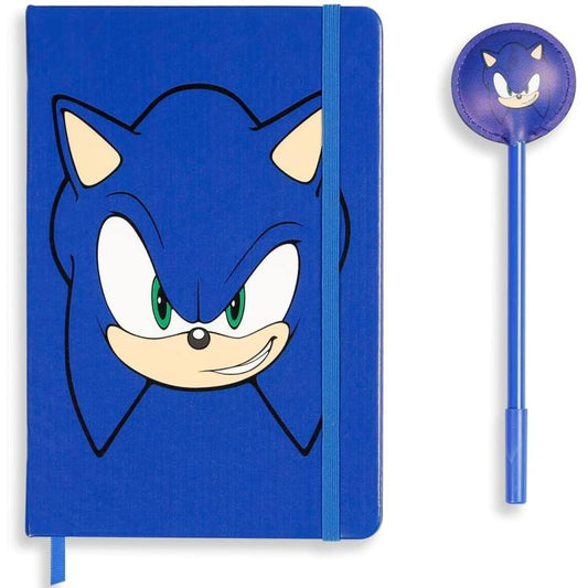 Sega: Diario E Penna A Sfera (Sonic The Hedgehog) Face Confezione Regalo Scuola