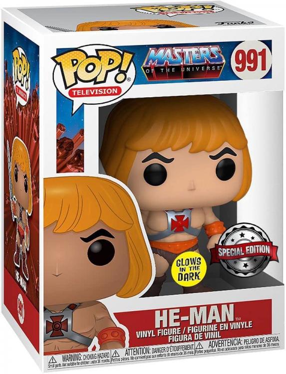 Funko Pop Tees Masters Of The Universe He-Man 991 Special Edition With T-Shirt L