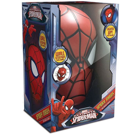 Marvel Lampada A Muro Decorazione Spiderman 3D Deco Light Applique Led + Sticker