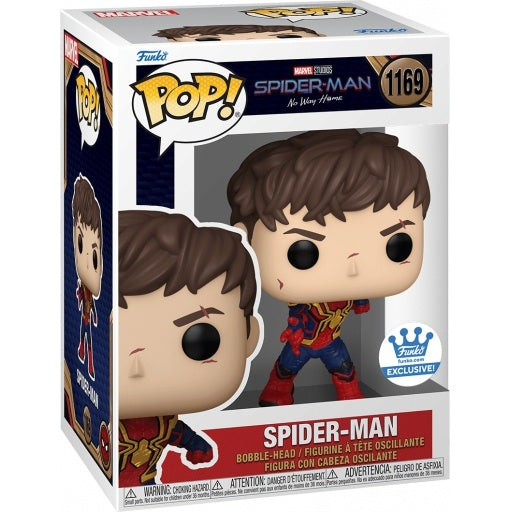 Funko Pop ! Marvel No Way Home - Spider Man (1169) Senza Maschera Vinyl Special