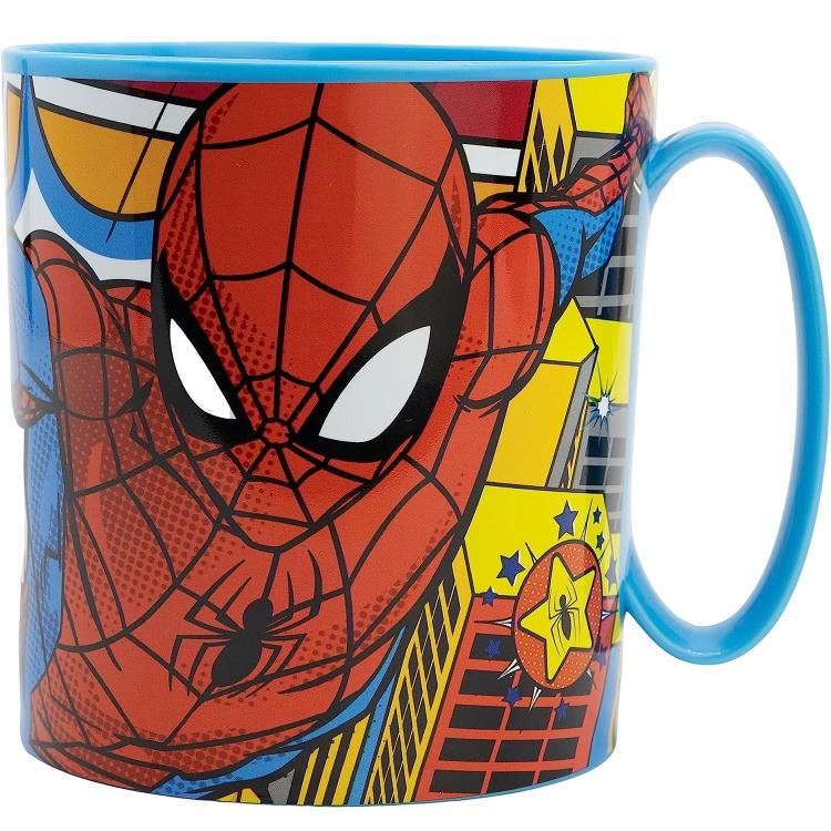 Tazza Tazzone Per Bambini Spiderman 350Ml Marvel Supereroi Uomo Ragno
