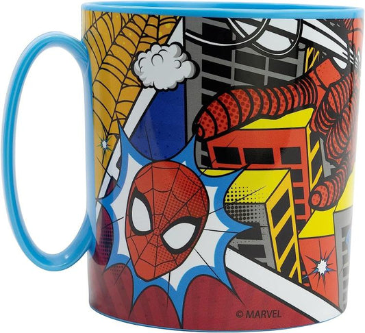 Tazza Tazzone Per Bambini Spiderman 350Ml Marvel Supereroi Uomo Ragno