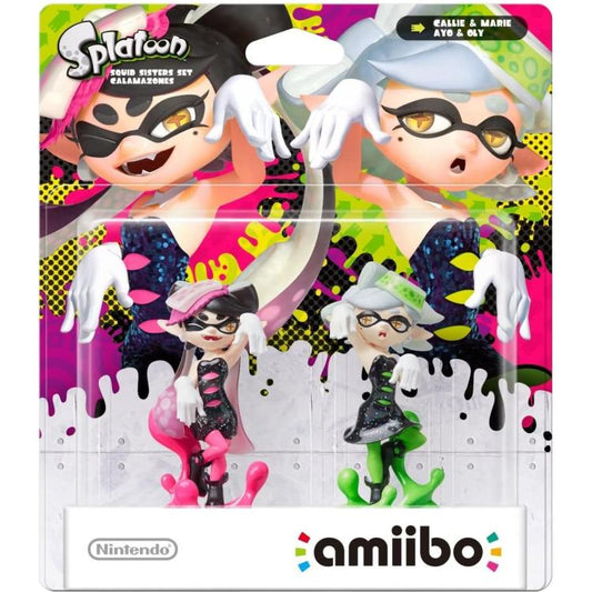 AMIIBO SPLATOON 2 SQUID SISTER SET CALAMAZONES CALLIE & MARIE AYO & OLY NINTENDO
