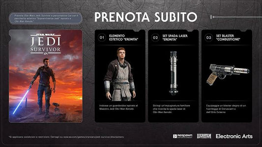Star Wars Jedi Survivor Ps5 Videogioco Playstation 5 Italiano Eu Nuovo Sigillato