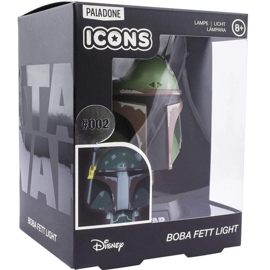 Paladone Lampada Tavolo 3D Star Wars 002 Boba Fett Light Disney Luce Notturna