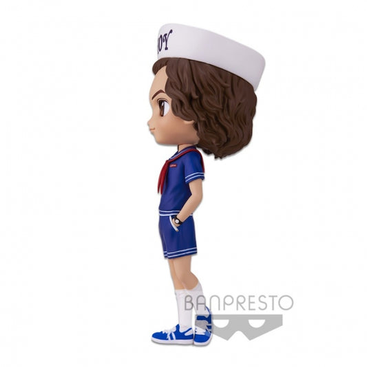 BANPRESTO Q POSKET (STRANGER THINGS) NETFLIX - STEVE STATUETTA PVC FIGURE 14CM