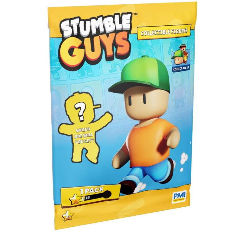 Stumble Guys Minifigures 3D Serie Box 24 Bustine Box Da 24Pz Figure Da 6Cm Nuovo