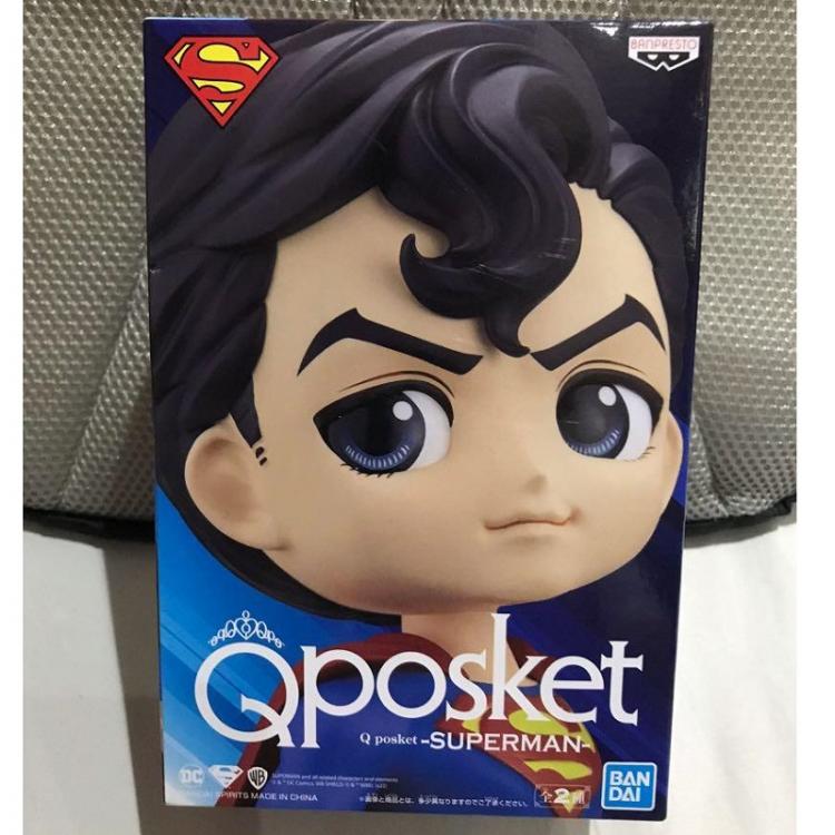 BANPRESTO Q POSKET - SUPERMAN (A) 15cm PVC STATUETTA DA COLLEZIONE BANDAI