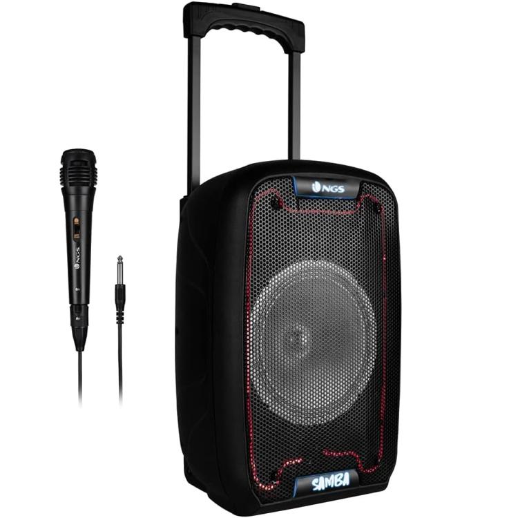 Ngs Speaker Wild Samba Portatile Bt + Mic Ricaricabile 30W Cassa Bluetooth