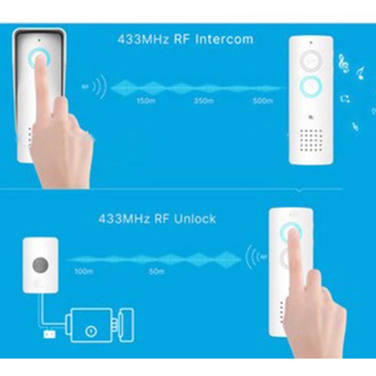 CITOFONO WIRELESS SENZA FILI IP44 ESTERNO INTERNO CAMPANELLO MONOFAMILIARE CASA