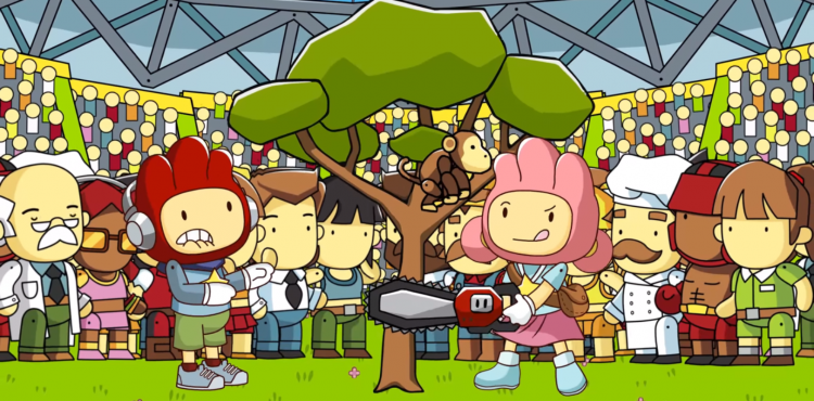 Scribblenauts Showdown Ps4 Videogioco Sony Play Station 4 Italiano Puzzle Nuovo