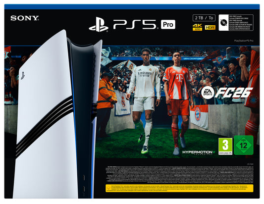 Sony Playstation 5 Pro + FC 26 2Tb White Console Ps5 Pro Nuova Bundle Italia