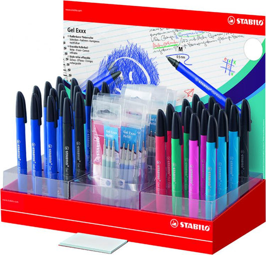 Stabilo Penna Gel Exxx Espositore 92 Pezzi Ufficio Scuola Cancelleria
