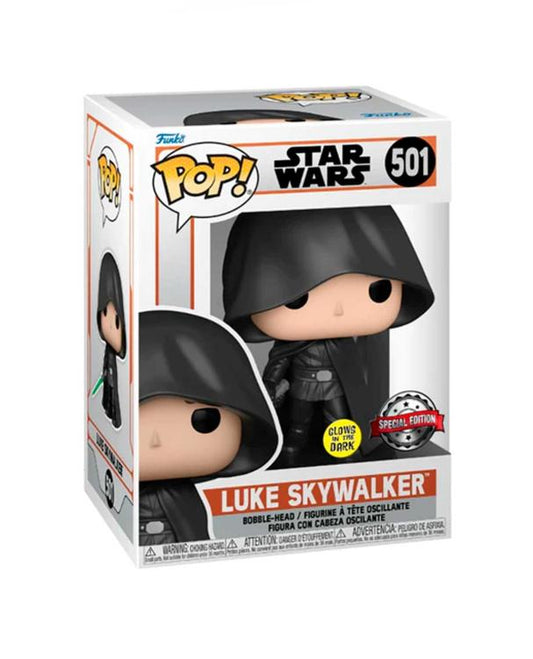 Funko Pop! Star Wars - The Mandalorian (501) - Luke Skywalker Vinyl Figure 9Cm