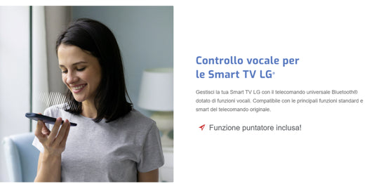 Superior Telecomando Universale Smart Tv Lg Controllo Comandi Vocale Bluetooth